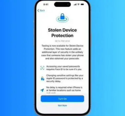 贵池苹果授权维修店分享被盗设备保护功能开启方法 