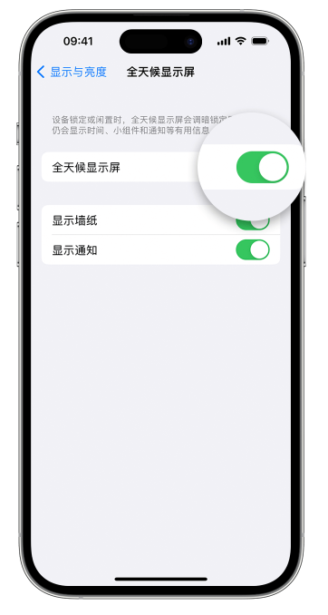 贵池苹果14维修店分享如何自定义 iPhone 14 Pro 常亮显示屏 