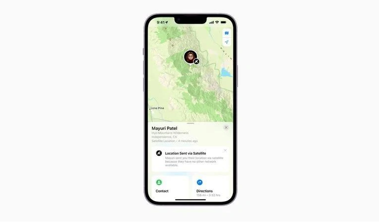 贵池苹果14维修分享iPhone14系列中 FindMy功能通过卫星分享位置方法教程 